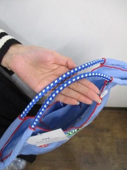 ダブスタ DOUBLE STANDARD CLOTHING BALL&CHAINコラボエコバッグ coffee bear M 0400-002-261 ダブスタ エコバッグ コラボ SAX