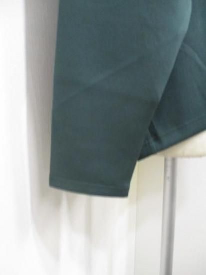 送料無料 プライア Praia カギバリレース+プリントコクーンカットソー LEO-21100B カギバリレース カットソー ダブルフェイス コクーン トップス 着心地 GREEN