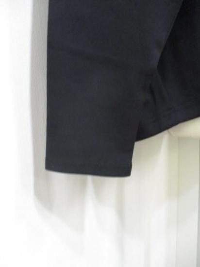 送料無料 プライア Praia カギバリレース+プリントコクーンカットソー LEO-21100B カギバリレース カットソー ダブルフェイス コクーン トップス 着心地 BLACK