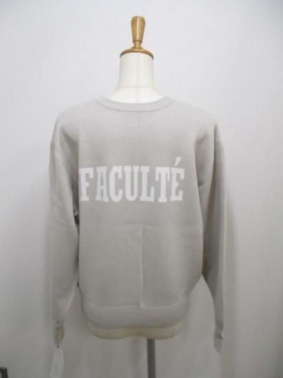 トルネラ TOLNERA FACULTEロゴニットカーディガン T56069PL- グレージュ