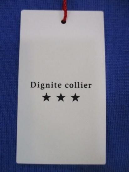 送料無料 ディニテコリエ Dignite collier フェルトロゴニットPO TK-80256324 フェルト ロゴ ニット カジュアル 大人っぽい ゆったり 着やすい BLUE