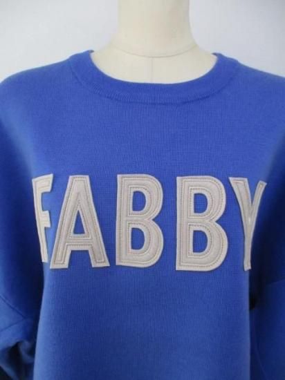 送料無料 ディニテコリエ Dignite collier フェルトロゴニットPO TK-80256324 フェルト ロゴ ニット カジュアル 大人っぽい ゆったり 着やすい BLUE