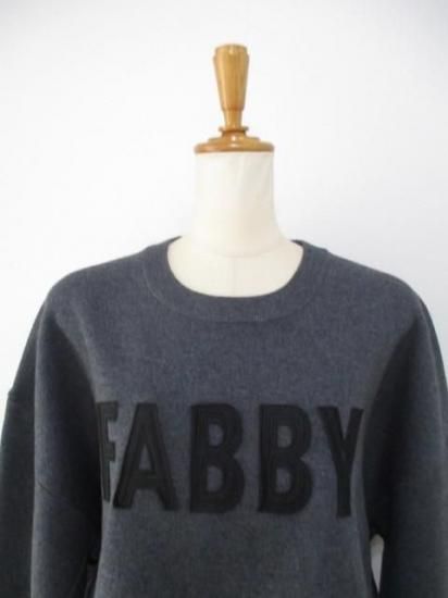 送料無料 ディニテコリエ Dignite collier フェルトロゴニットPO TK-80256324 フェルト ロゴ ニット カジュアル 大人っぽい ゆったり 着やすい CHARCOAL