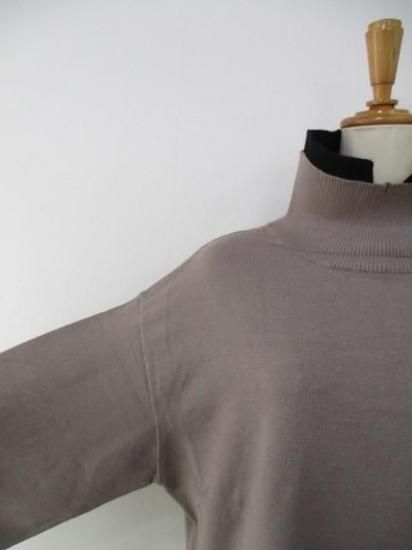 送料無料 トルネラ TOLNERA レイヤード風バイカラーニット T57023BF ニット バイカラー レイヤード 着心地 ボリューム デザイン 女性らしさ GREIGE×BLACK