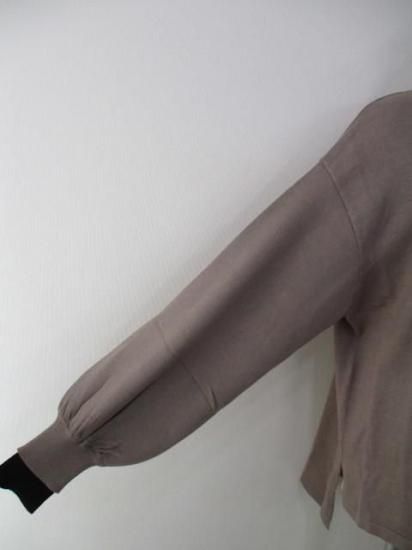 送料無料 トルネラ TOLNERA レイヤード風バイカラーニット T57023BF ニット バイカラー レイヤード 着心地 ボリューム デザイン 女性らしさ GREIGE×BLACK