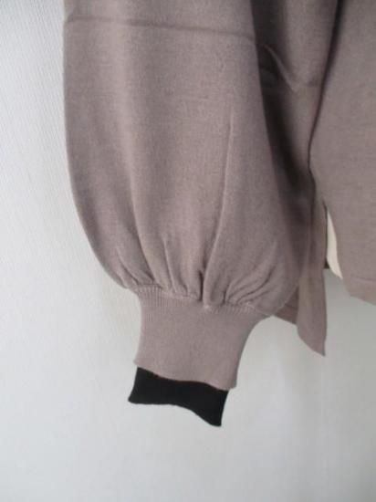 送料無料 トルネラ TOLNERA レイヤード風バイカラーニット T57023BF ニット バイカラー レイヤード 着心地 ボリューム デザイン 女性らしさ GREIGE×BLACK