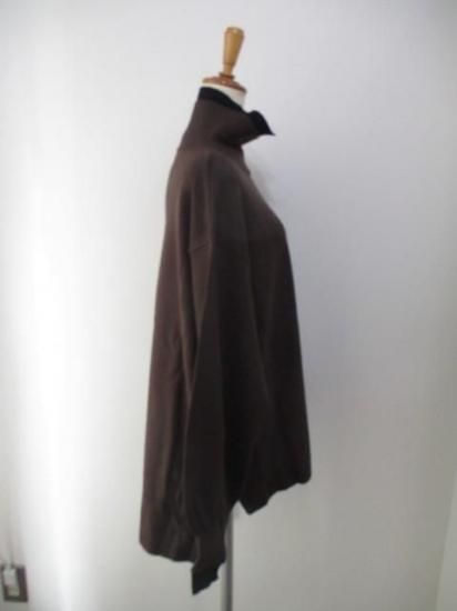 送料無料 トルネラ TOLNERA レイヤード風バイカラーニット T57023BF ニット バイカラー レイヤード 着心地 ボリューム デザイン 女性らしさ BROWN×BLACK