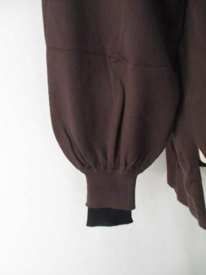 送料無料 トルネラ TOLNERA レイヤード風バイカラーニット T57023BF ニット バイカラー レイヤード 着心地 ボリューム デザイン 女性らしさ BROWN×BLACK