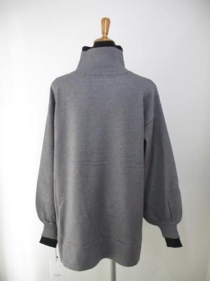 送料無料 トルネラ TOLNERA レイヤード風バイカラーニット T57023BF ニット バイカラー レイヤード 着心地 ボリューム デザイン 女性らしさ GRAY×BLACK