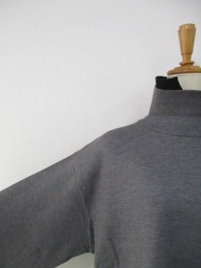 送料無料 トルネラ TOLNERA レイヤード風バイカラーニット T57023BF ニット バイカラー レイヤード 着心地 ボリューム デザイン 女性らしさ GRAY×BLACK