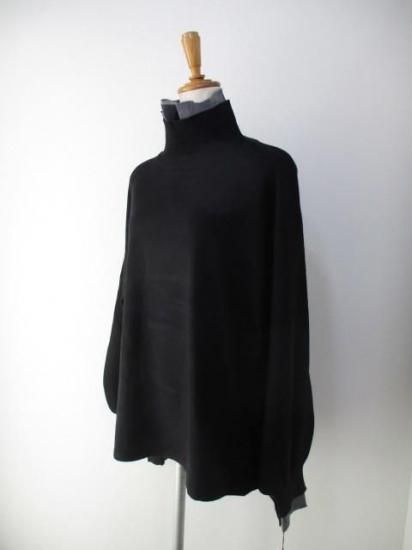 送料無料 トルネラ TOLNERA レイヤード風バイカラーニット T57023BF ニット バイカラー レイヤード 着心地 ボリューム デザイン 女性らしさ BLACK×GRAY