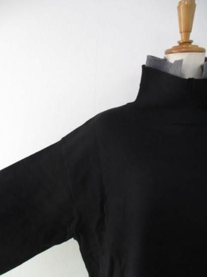 送料無料 トルネラ TOLNERA レイヤード風バイカラーニット T57023BF ニット バイカラー レイヤード 着心地 ボリューム デザイン 女性らしさ BLACK×GRAY