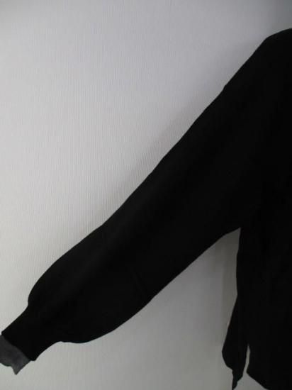 送料無料 トルネラ TOLNERA レイヤード風バイカラーニット T57023BF ニット バイカラー レイヤード 着心地 ボリューム デザイン 女性らしさ BLACK×GRAY