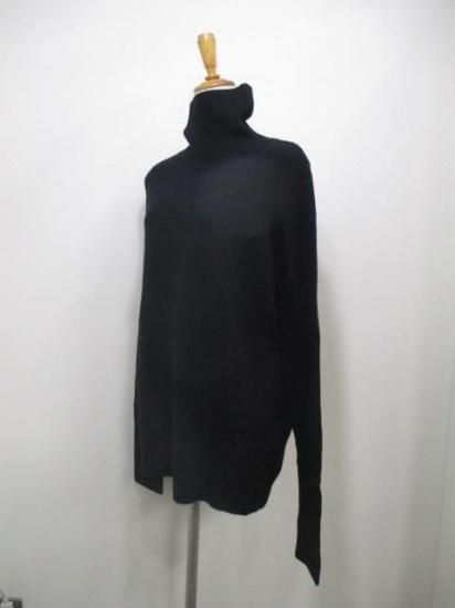 シロ デ ラボンテ siro de labonte warm cotton fingerhole highneck R553106- ブラック