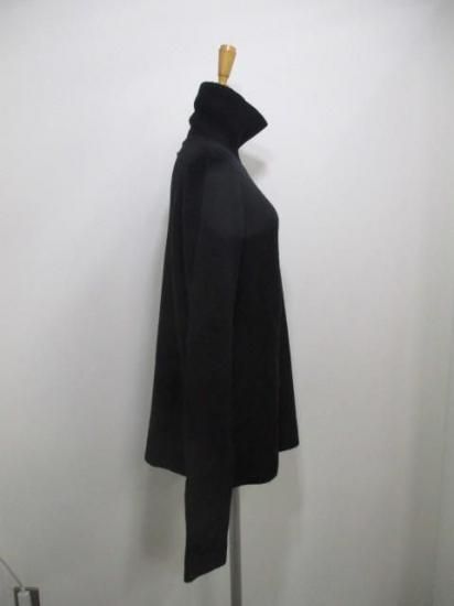 シロ デ ラボンテ siro de labonte warm cotton fingerhole highneck R553106- ブラック