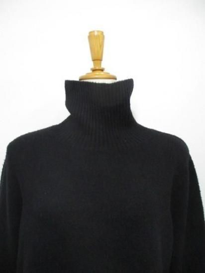 シロ デ ラボンテ siro de labonte warm cotton fingerhole highneck R553106- ブラック