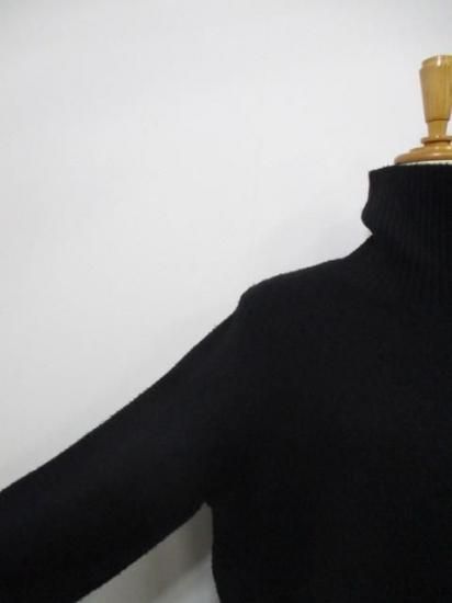 シロ デ ラボンテ siro de labonte warm cotton fingerhole highneck R553106- ブラック