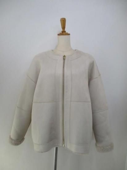 マイカ&ディール MICA&DEAL reversible no collar coat 0125307267 ベージュ