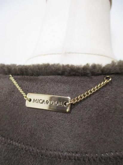 マイカ&ディール MICA&DEAL reversible no collar coat 0125307267 ブラウン