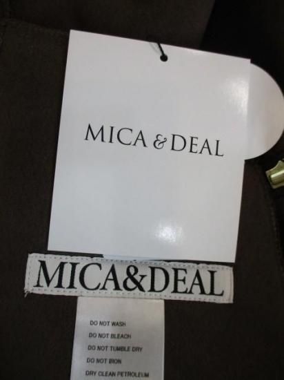 マイカ&ディール MICA&DEAL reversible no collar coat 0125307267 ブラウン