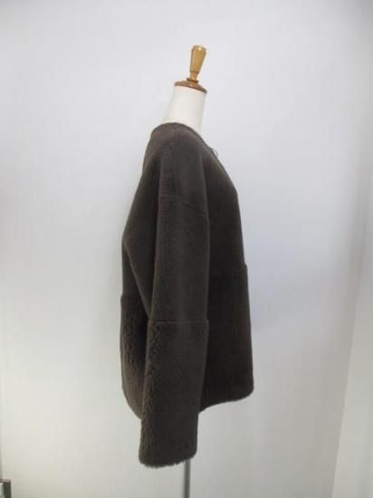 マイカ&ディール MICA&DEAL reversible no collar coat 0125307267 ブラウン
