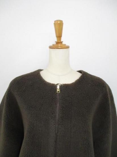 マイカ&ディール MICA&DEAL reversible no collar coat 0125307267 ブラウン