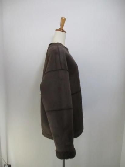 マイカ&ディール MICA&DEAL reversible no collar coat 0125307267 ブラウン