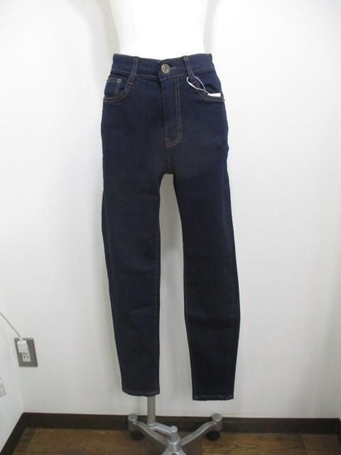 送料無料 プライア Praia 美脚スキニーデニム LERK-25111 スキニーデニム 美脚 ストレッチ カジュアル 大人カジュアル ゴムウエスト ワンウォッシュ INDIGO 24