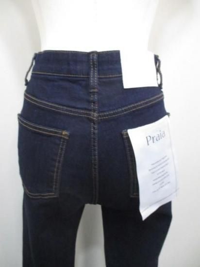 送料無料 プライア Praia 美脚スキニーデニム LERK-25111 スキニーデニム 美脚 ストレッチ カジュアル 大人カジュアル ゴムウエスト ワンウォッシュ INDIGO 25