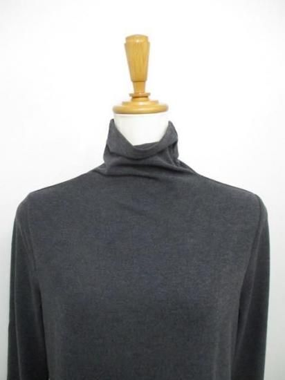 送料無料 セモアージュ C'EST MOIJEU MIPスウェードプルオーバー MD-20256694 プルオーバー ハイネック レイヤード 着回し 保温性 ストレッチ 肌触り CHARCOAL