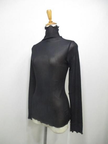 プライア Praia チュールハイネックインナー LEVK-24395-ブラック