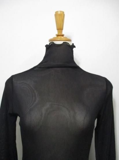 プライア Praia チュールハイネックインナー LEVK-24395-ブラック