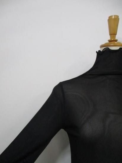 プライア Praia チュールハイネックインナー LEVK-24395-ブラック