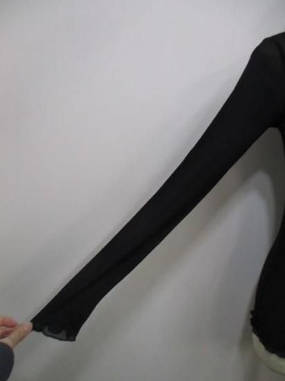 プライア Praia チュールハイネックインナー LEVK-24395-ブラック