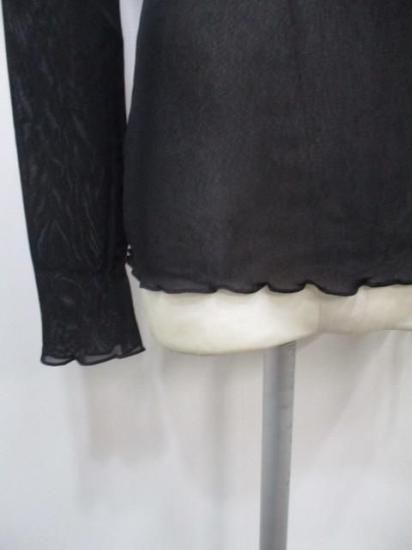 プライア Praia チュールハイネックインナー LEVK-24395-ブラック