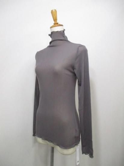 プライア Praia チュールハイネックインナー LEVK-24395-チャコール