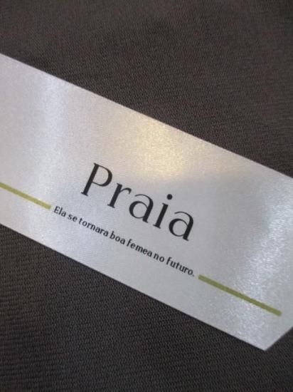 プライア Praia チュールハイネックインナー LEVK-24395-チャコール