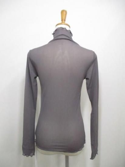 プライア Praia チュールハイネックインナー LEVK-24395-チャコール