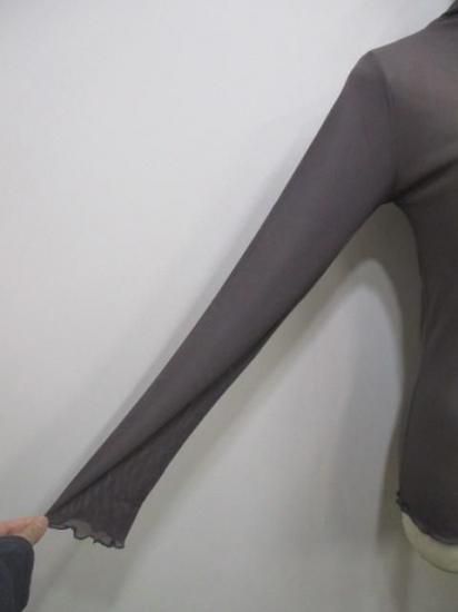 プライア Praia チュールハイネックインナー LEVK-24395-チャコール