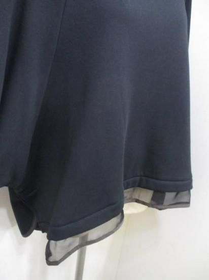 送料無料 ラリアムー Lallia Mu ソフトサーモフレアプルオーバー 2514560 プルオーバー ソフトサーモ フレア 冬素材 保温性 リブ ファスナー オーガンジー BLACK