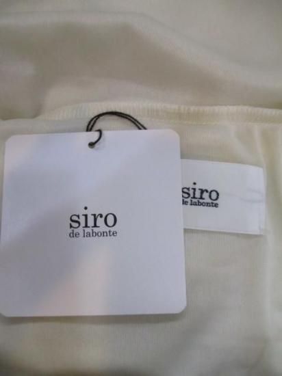 送料無料 シロ デ ラボンテ siro de labonte stretch sheer veliur highneck pullover R553209 ハイネック ベロア 透け感 OFF
