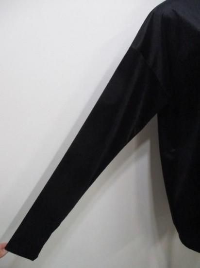 送料無料 シロ デ ラボンテ siro de labonte stretch sheer veliur highneck pullover R553209 ハイネック ベロア 透け感 BLACK