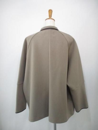 送料無料 シアントーキョー CYAN TOKYO Wフェイスラグランハーフジャケット 507411 レディース 25秋冬 アウター ダブルボタン ラグラン FREE MOCHA