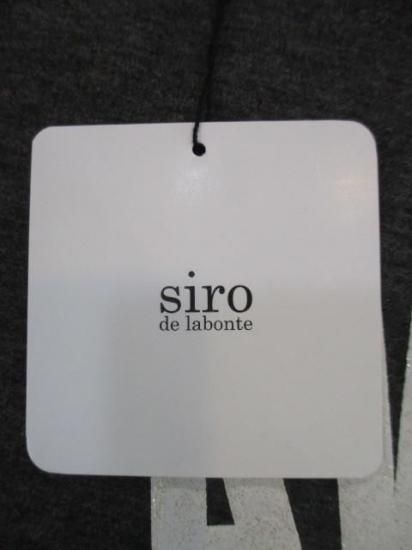 シロ デ ラボンテ siro de labonte ultra warm AWESOME pullover R553211- チャコール