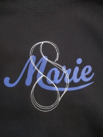 送料無料 マリードール MARIED'OR 裏起毛プリント×刺繍ロゴドルマンスウェット 14123 ドルマンスウェット 裏起毛 刺繍 ロゴ ラグランスリーブ カジュアル BLACK