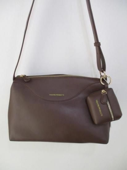 ̵ ץ THEATRE PRODUCTS LEATHERRETTE SHOULDER BAG -L- CL250722 쥶å Хå   ݡ BROWN