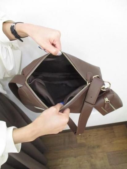 ̵ ץ THEATRE PRODUCTS LEATHERRETTE SHOULDER BAG -L- CL250722 쥶å Хå   ݡ BROWN