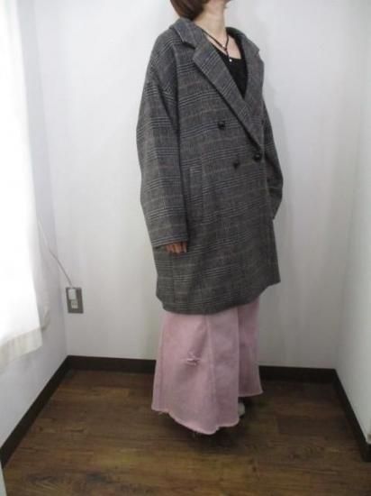 ディニテコリエ Dignit collier ダブルJKコート TK-80256400-チェック