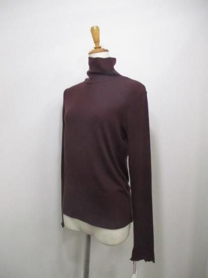 送料無料 ディニテコリエ Dignite collier カシミヤソフトリブタートル TW-80256500 カシミヤ リブ タートル インナー レイヤード 暖か 伸縮性 フィット感 BORDEAUX