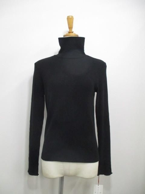 送料無料 ディニテコリエ Dignite collier カシミヤソフトリブタートル TW-80256500 カシミヤ リブ タートル インナー レイヤード 暖か 伸縮性 フィット感 BLACK